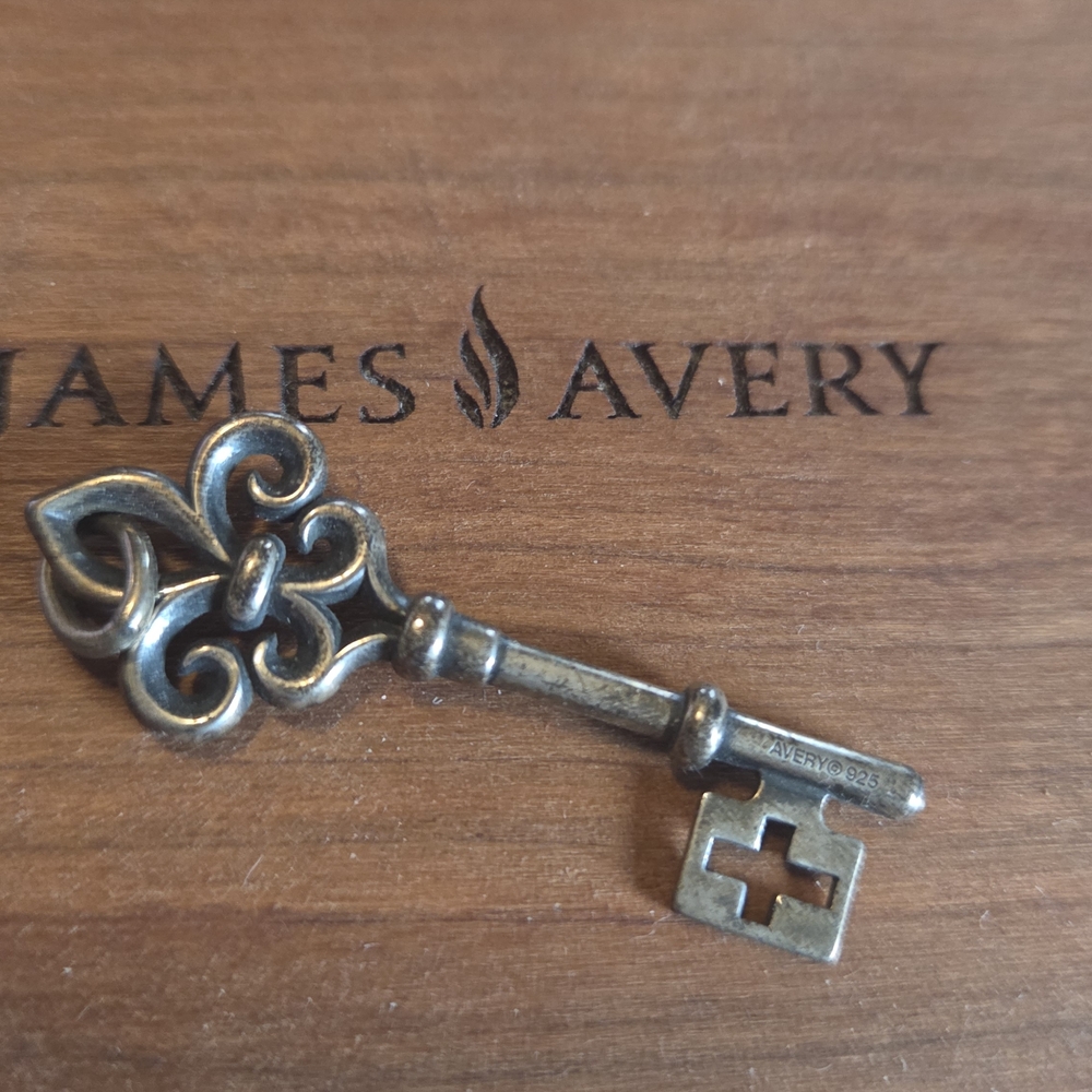 James Avery Sterling Silver Key Pendant
